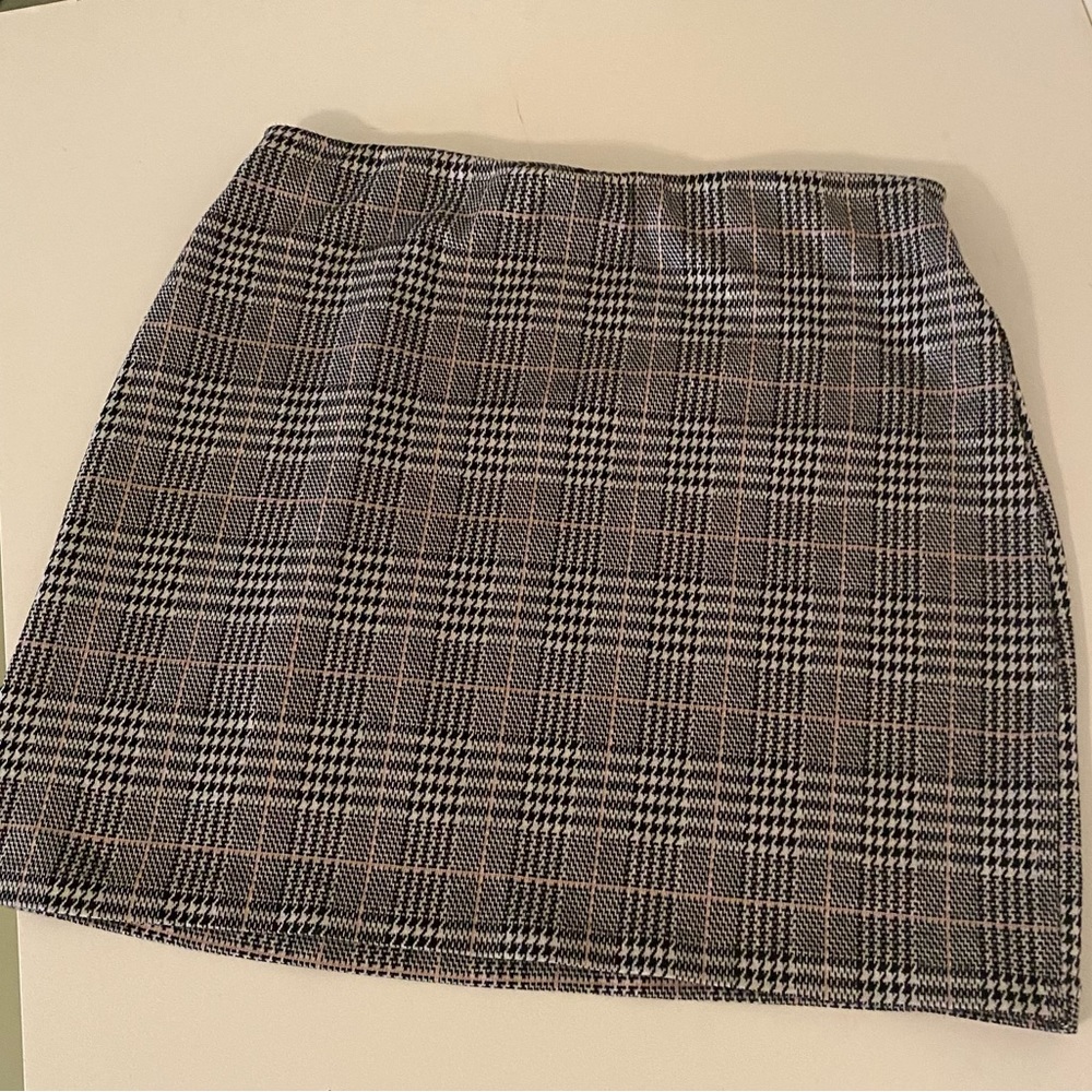 Plaid Mini Skirt